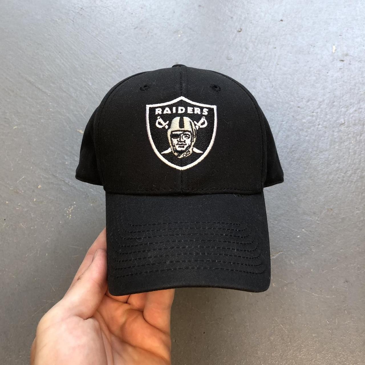 Las Vegas black LV cool graphic hat nfl raiders - Depop