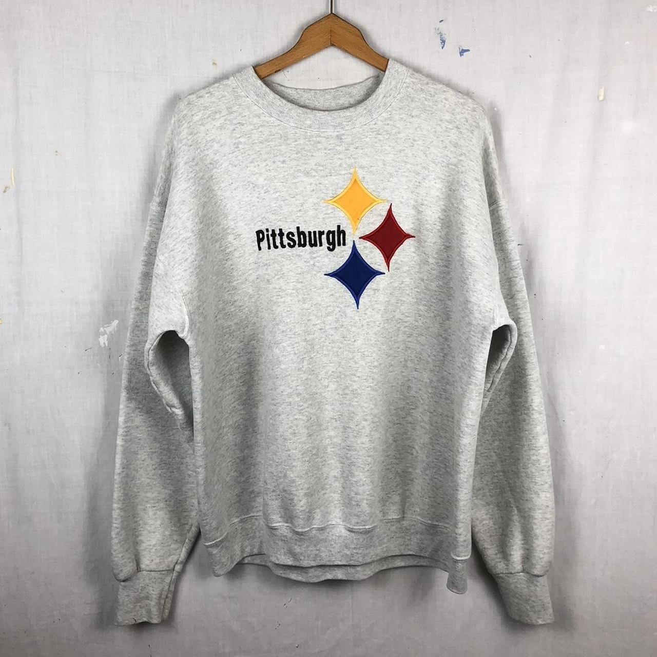 Vintage 90's Embroidered Pittsburgh Steelers - Depop