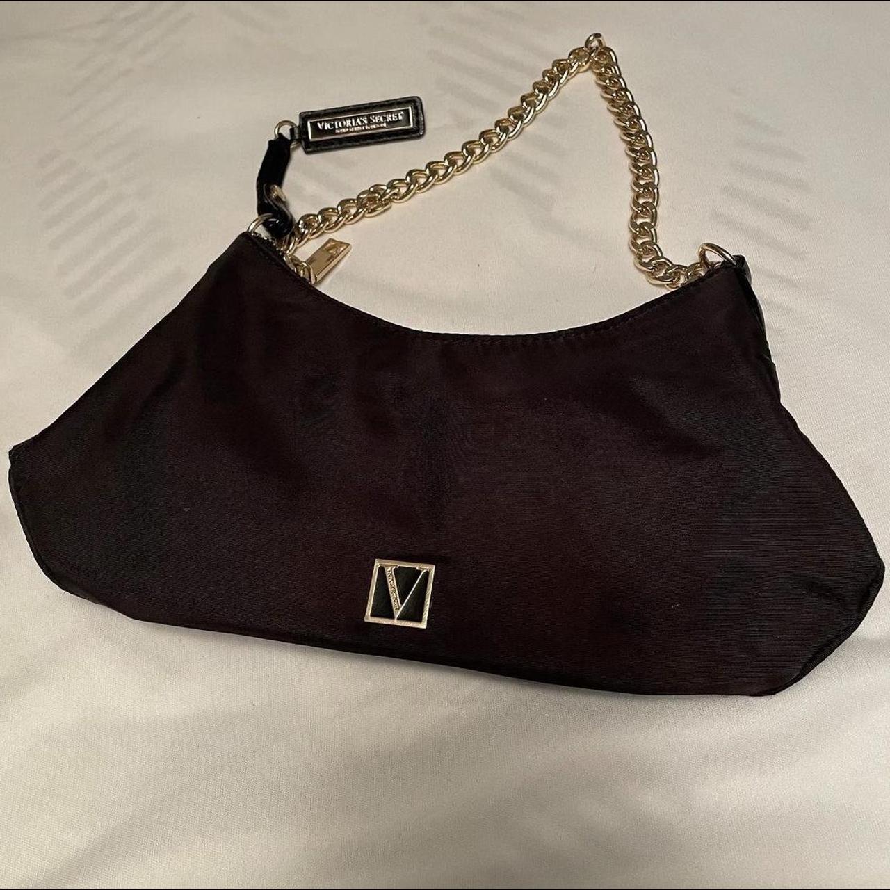 Small VS Shoulder Bag Black w/Gold Strap 🖤🖤🖤 Light... Depop