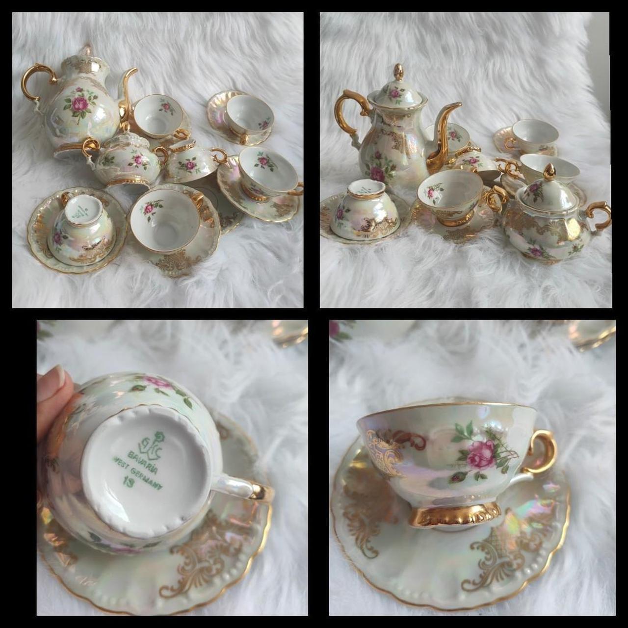 Vintage Bavaria West Germany Teapot, sugar bowl &... Depop