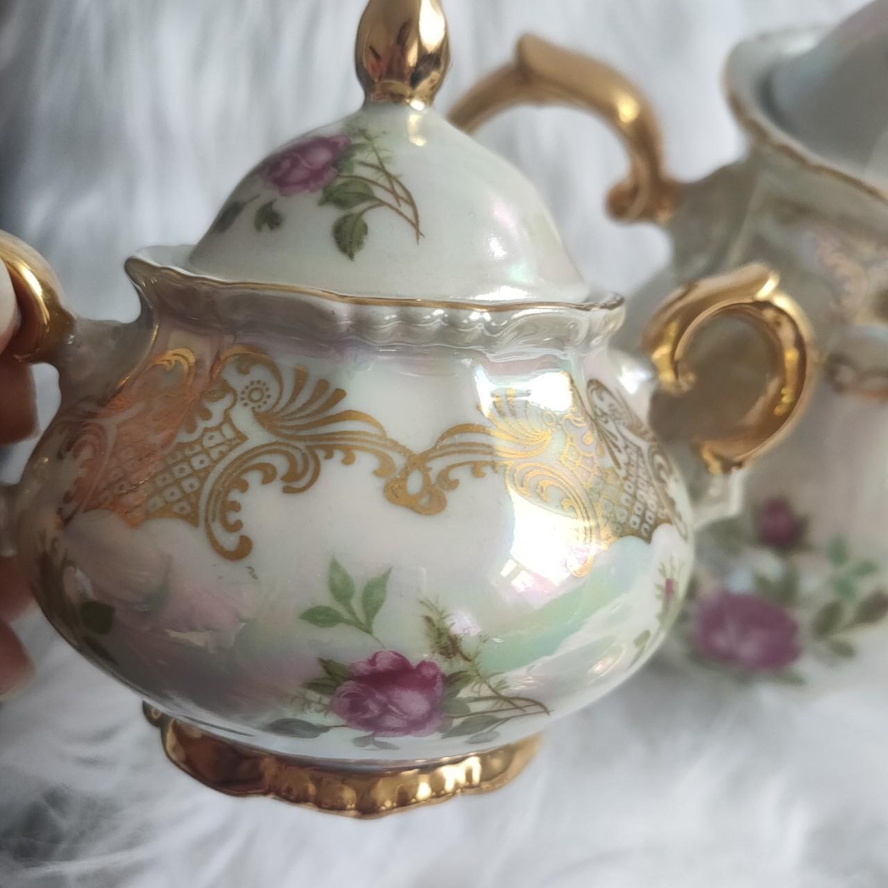 Vintage Bavaria West Germany Teapot, sugar bowl &... Depop