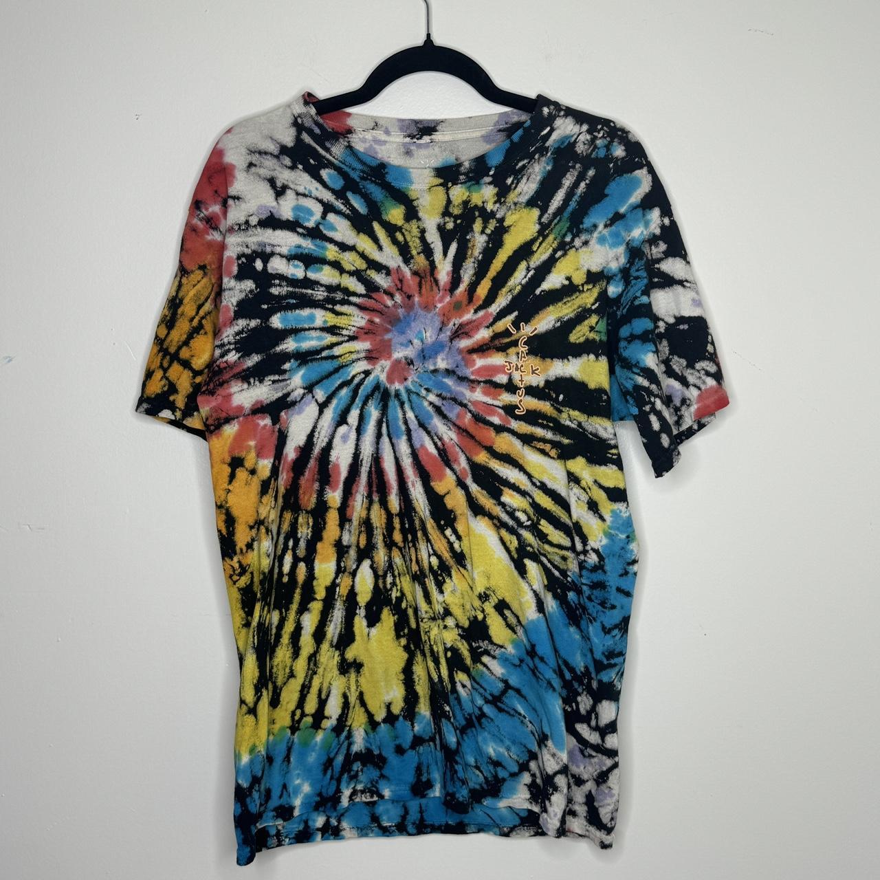 Travis Scott cactus buying jack tie dye Tee