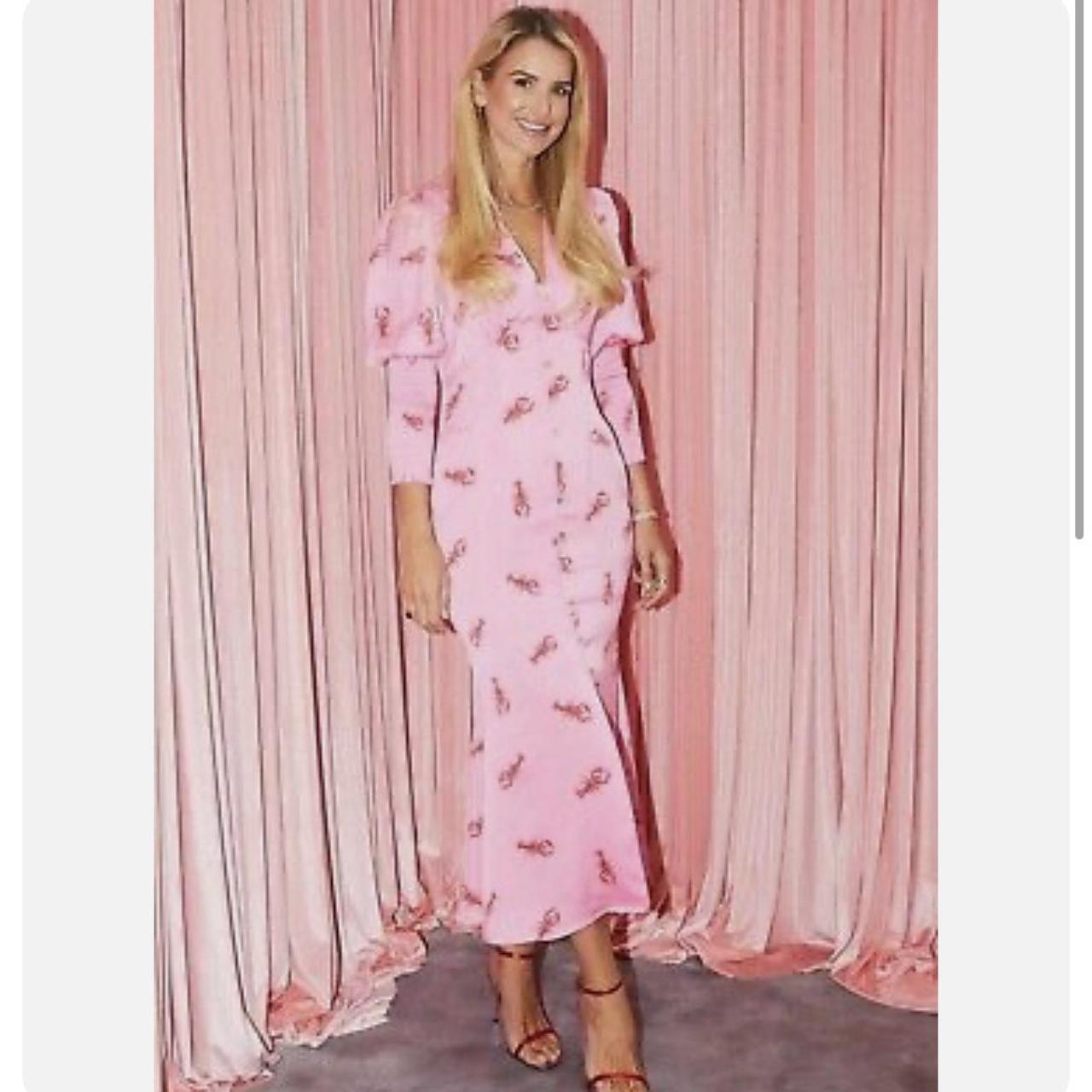 Never Fully Dressed Lobster Midi Dress Size... Depop