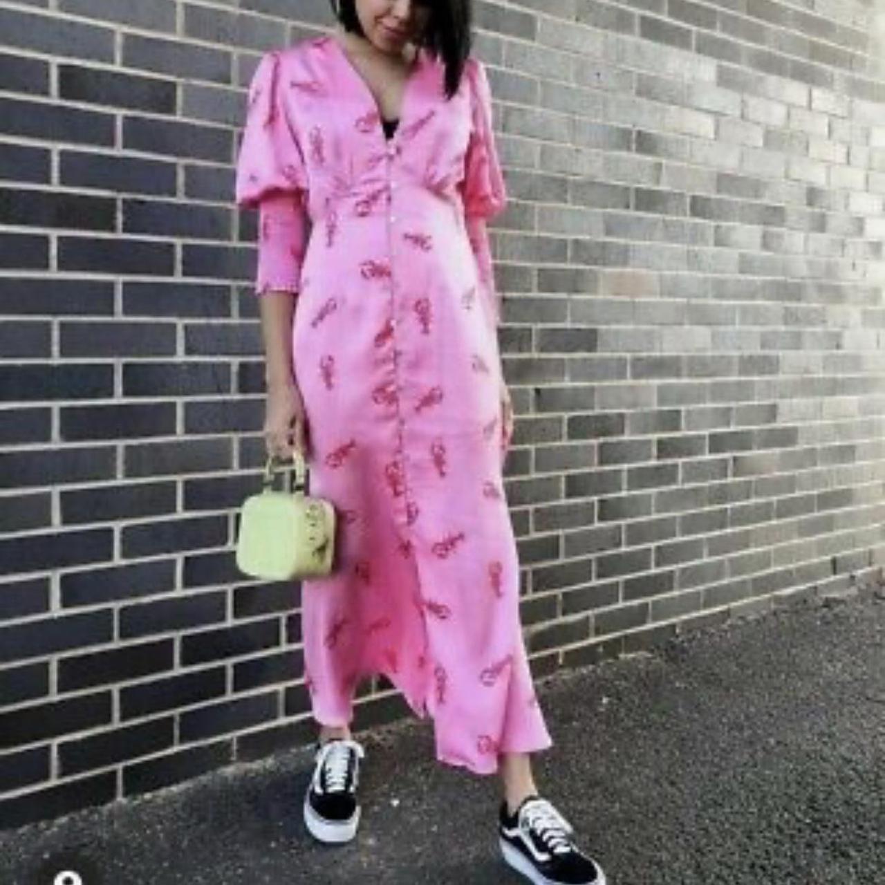 Never Fully Dressed Lobster Midi Dress Size... Depop