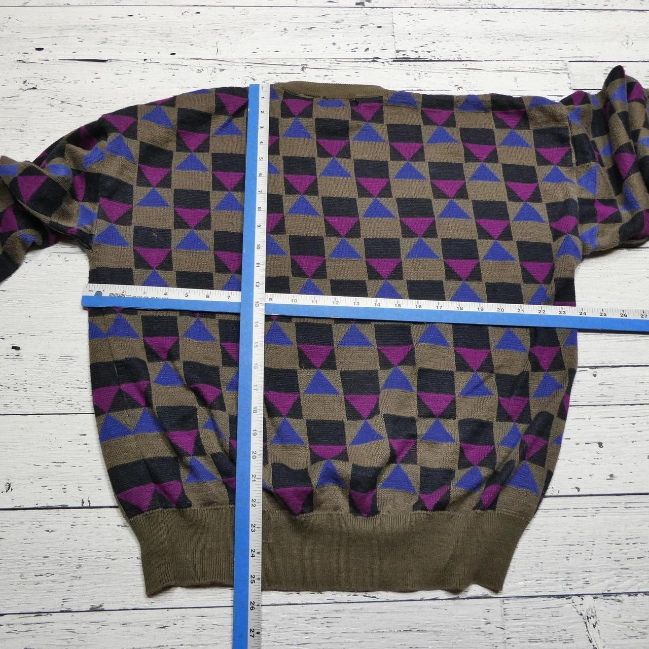 Men's Sweater - Multi - XL – Vintage Mark Scot Sw… - image 6