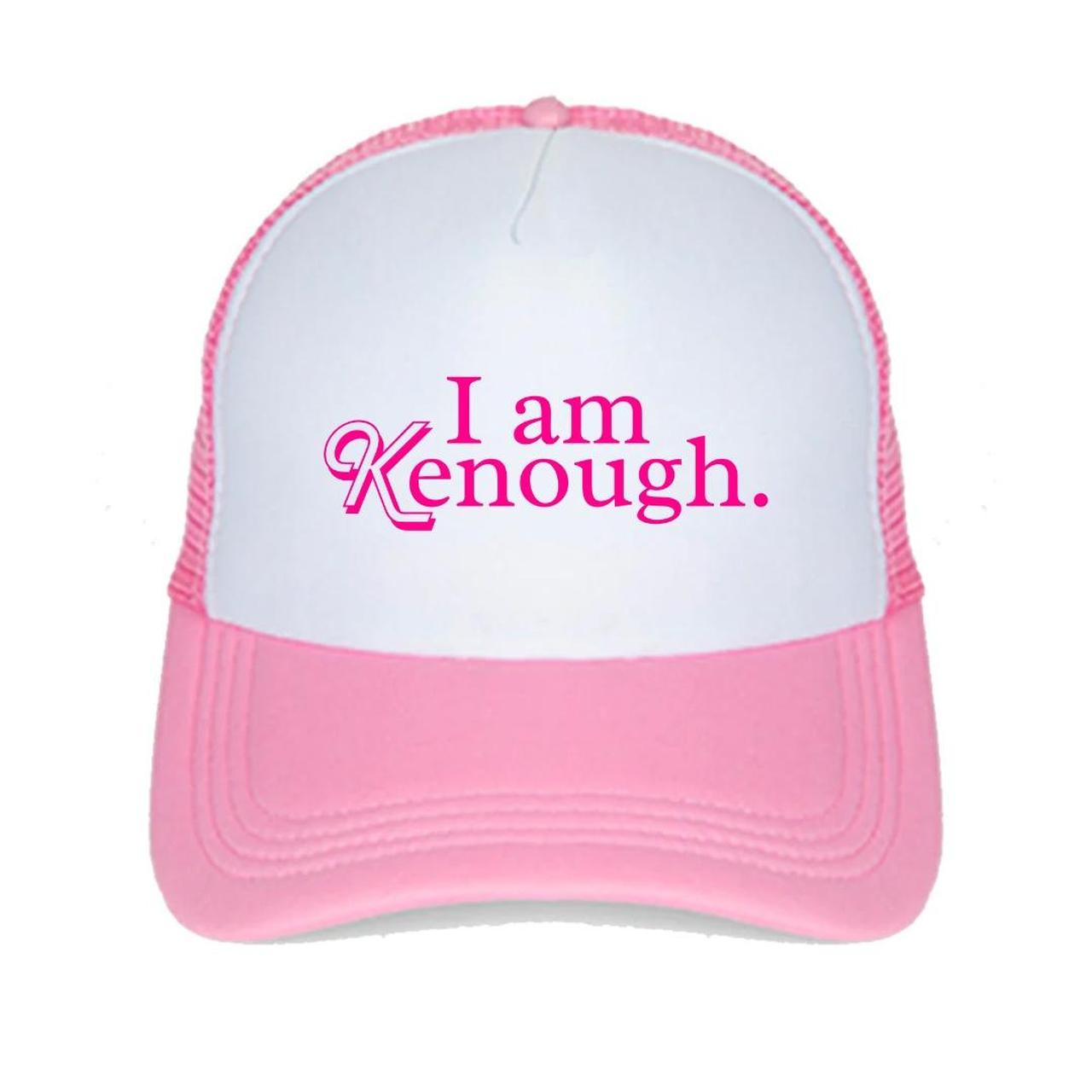 Pink “I am Kenough” trucker hat. These hats are... - Depop