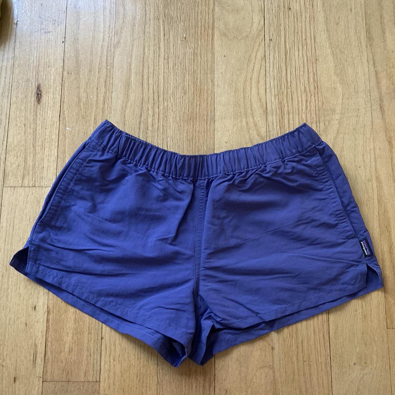 Patagonia Women's Purple Shorts Depop