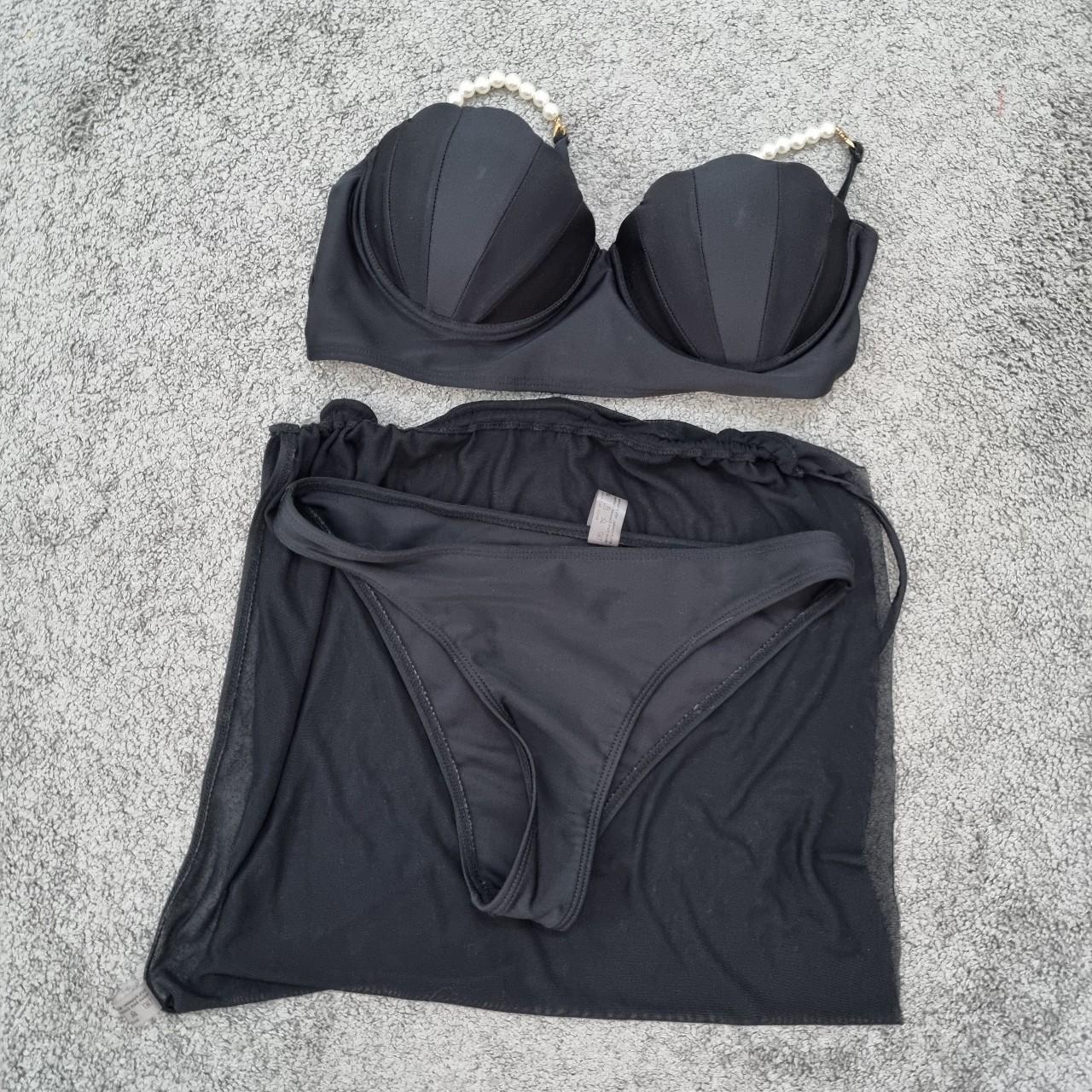 Shein Swim Black Swimsuit Size Small - Brand... - Depop