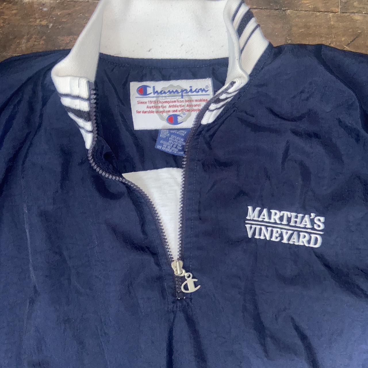 Martha s Vinyard navy and white 2 piece sweat suit