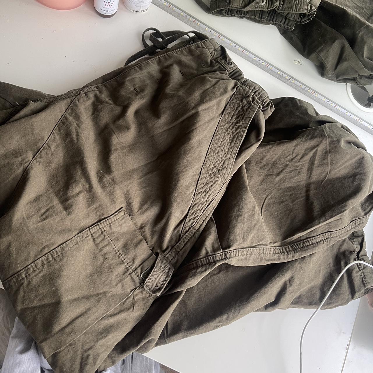 Jaded London Parachute Cargo Pants size xs khaki - Depop