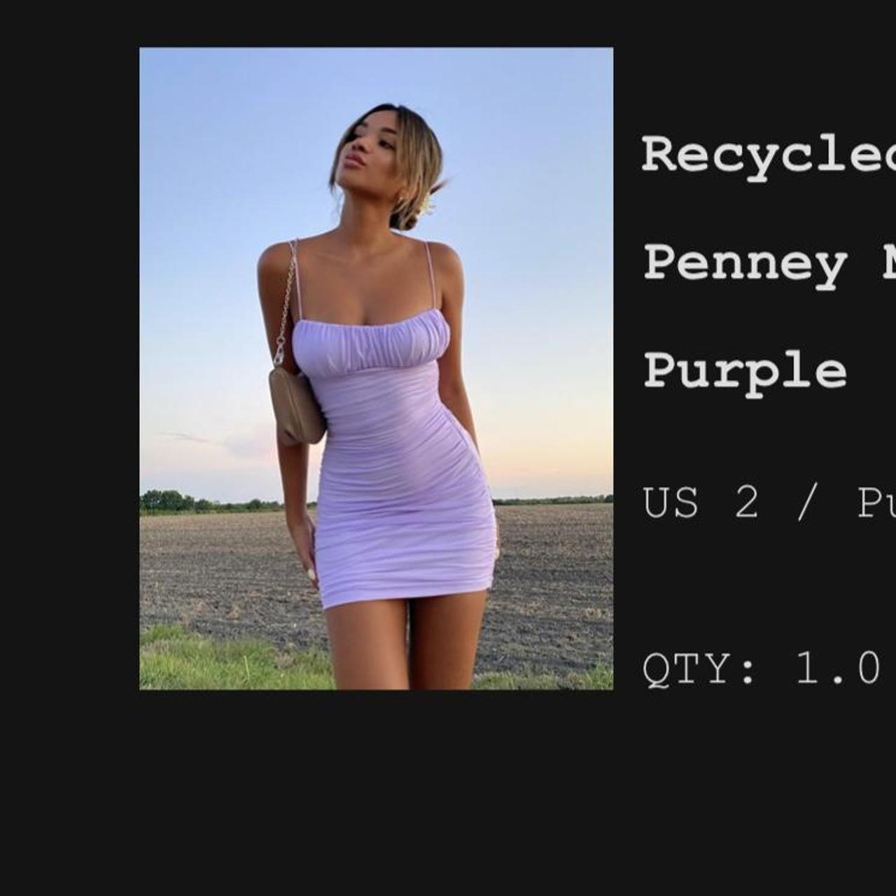Penney Mini Dress Purple