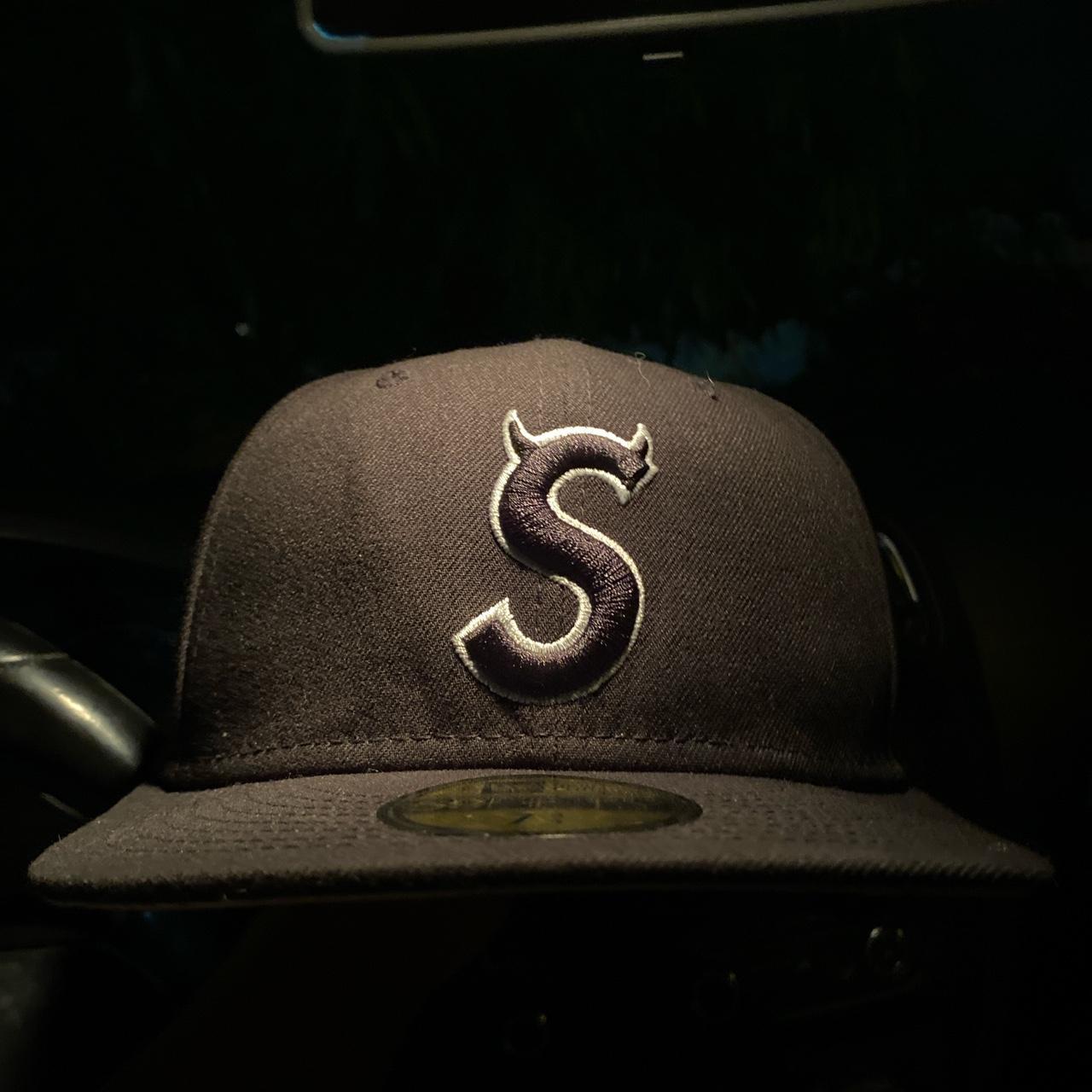 Supreme S Logo New Era 7 3/4 Black-
