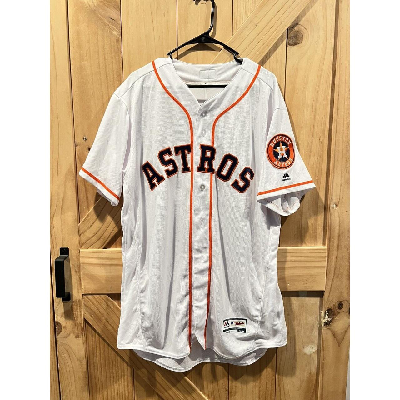 Houston Astros Majestic Official Cool Base Jersey - White