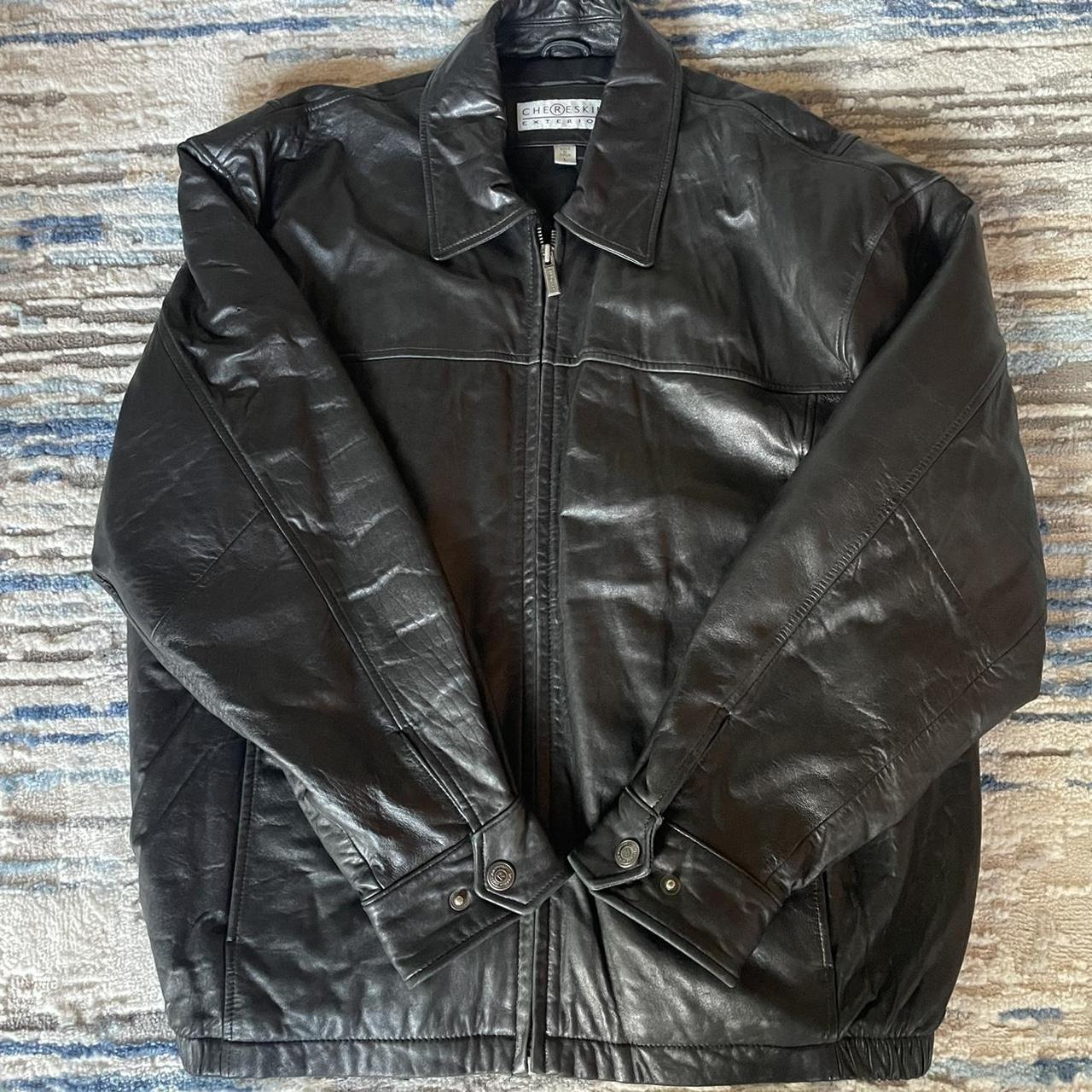 Vintage Chereskin Exterior Genuine Leather Quilted... - Depop