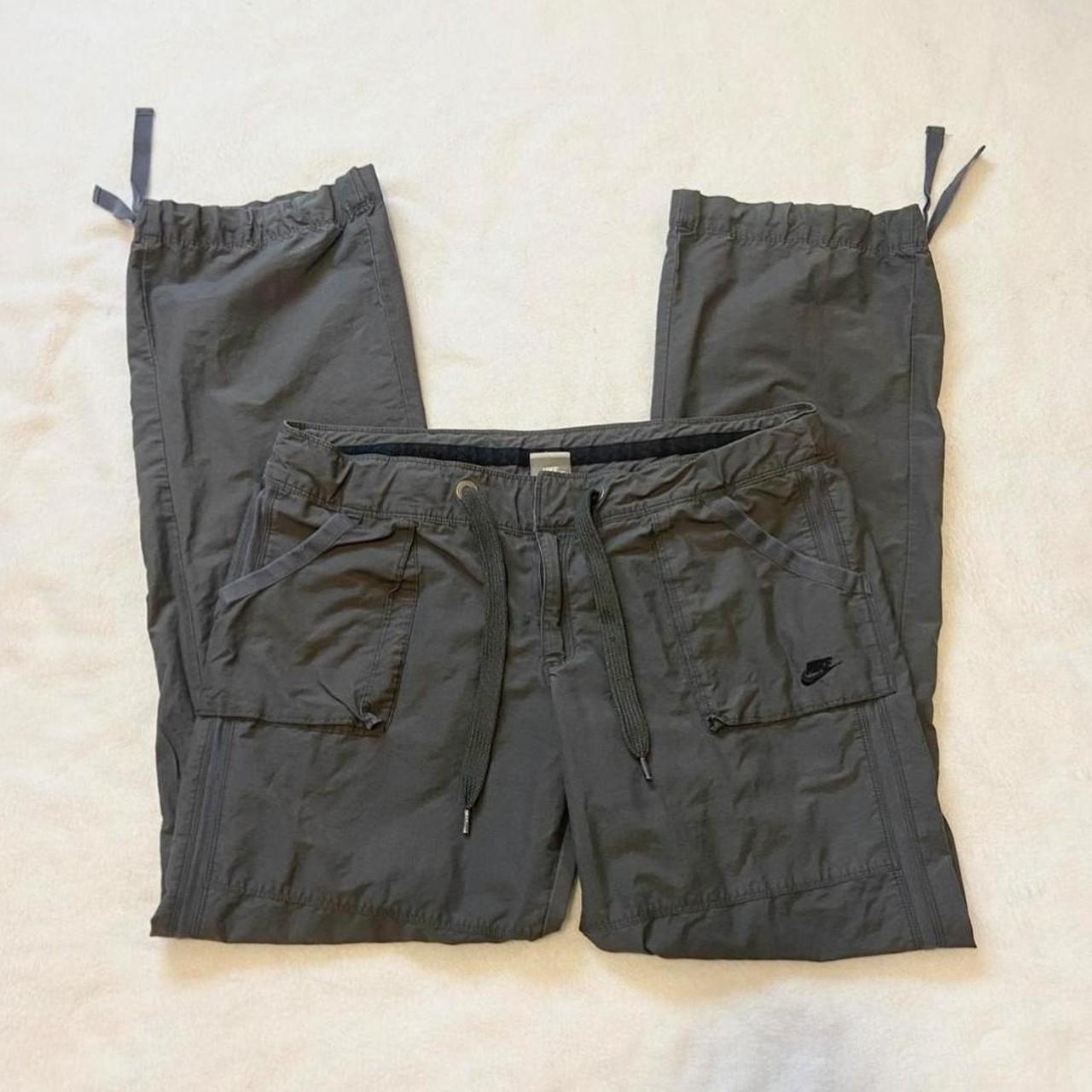 Nike cargo pants / parachute pant size L These are... - Depop