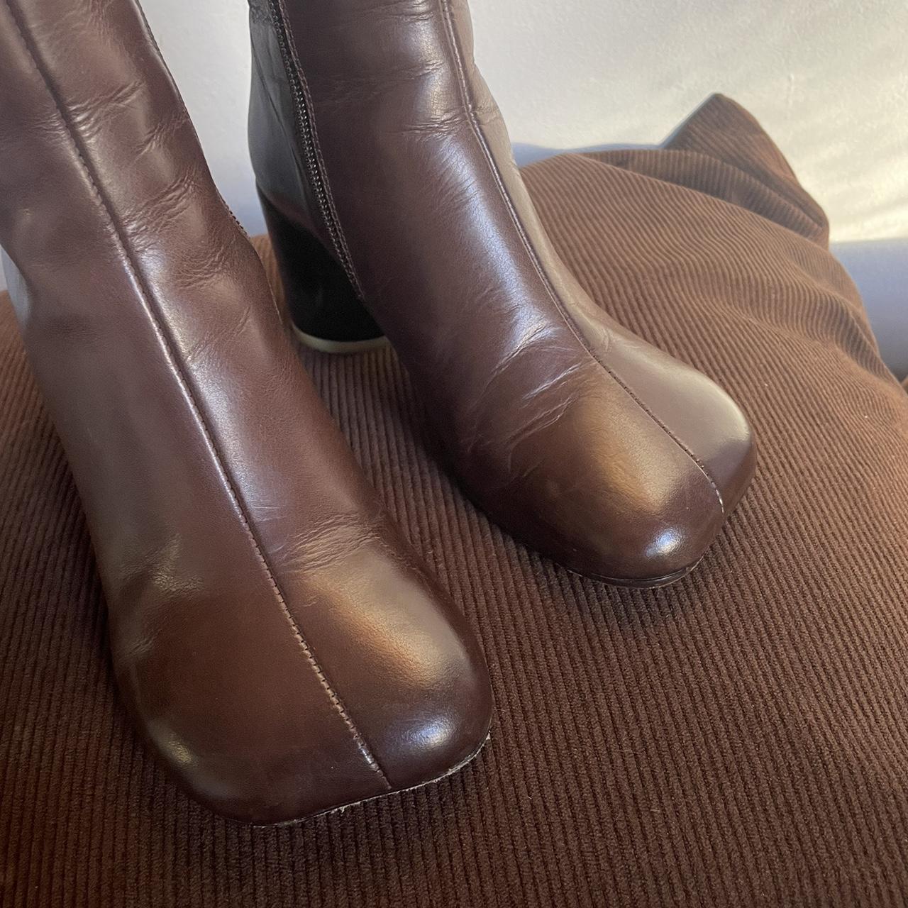 ブーツその他 Boots - MM6 Maison Margiela - Leather - Brown MM6 Maison Margiela Dr. Martens x MM6 Maison Margiela 1460
