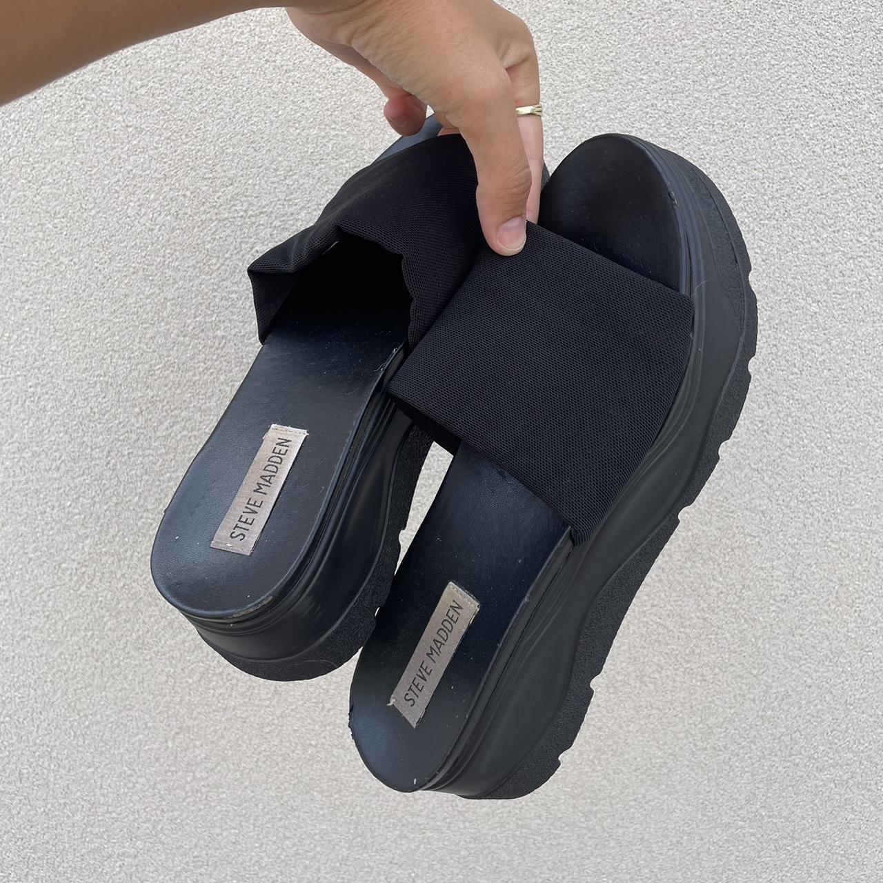 Steve madden platform on sale slides