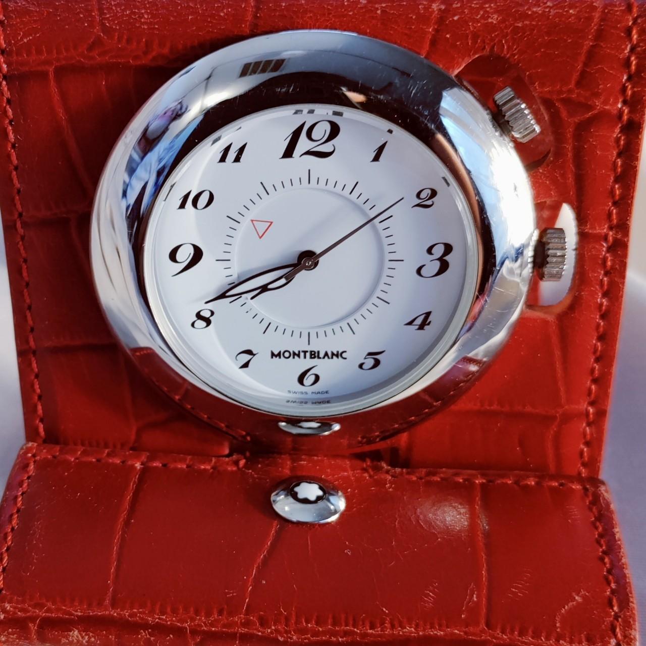 Montblanc travel discount alarm clock