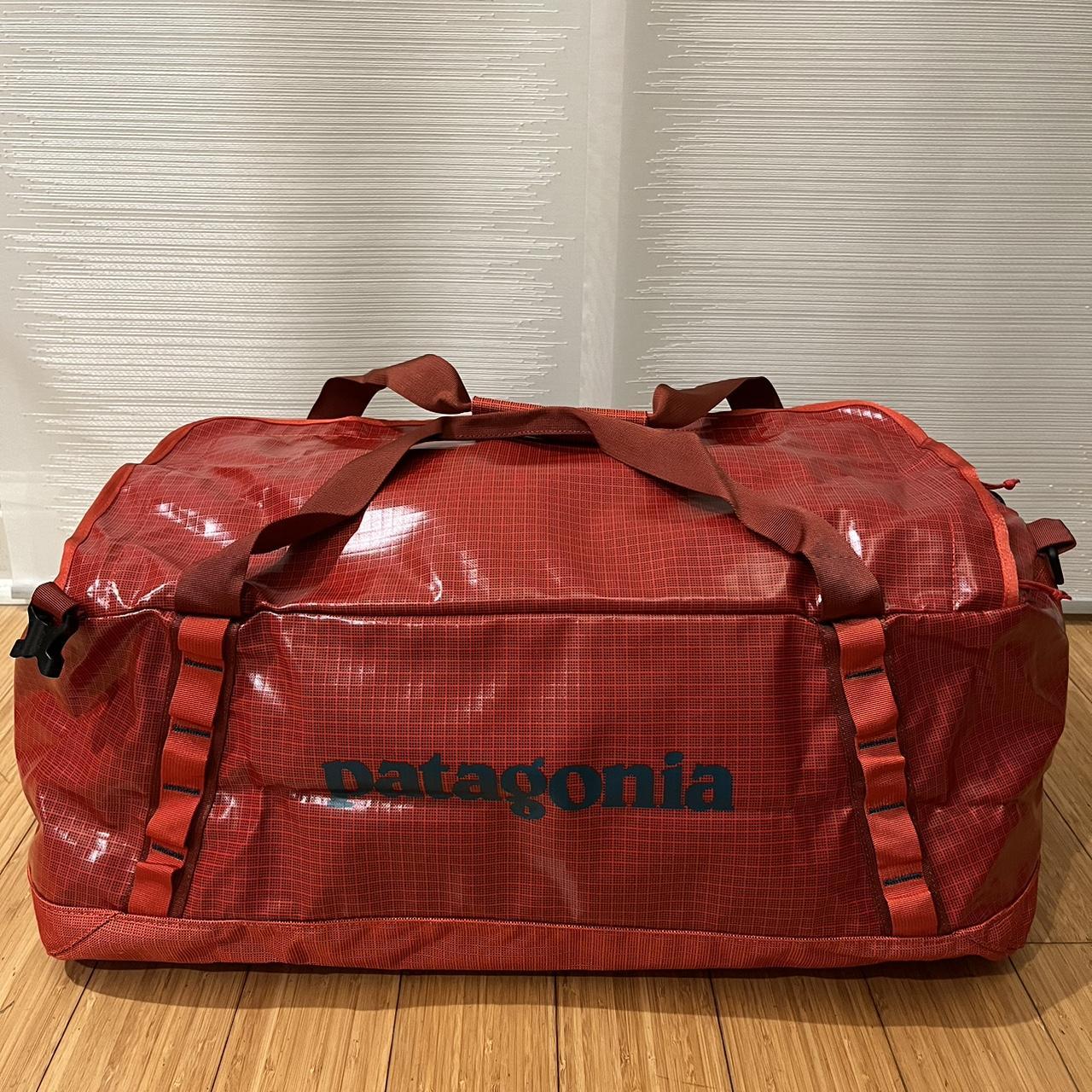 PATAGONIA Black Hole Duffel Bag 55L Hot Ember Red... - Depop