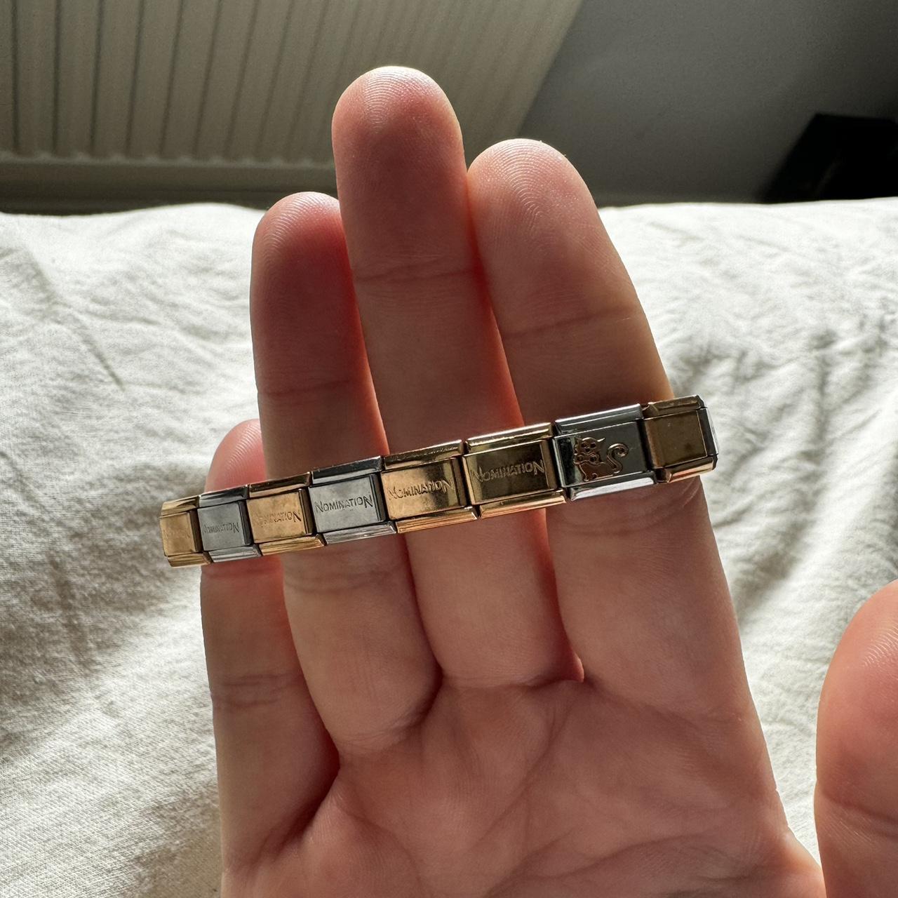 Custom nomination bracelet 🤍 Gold and silver One... Depop