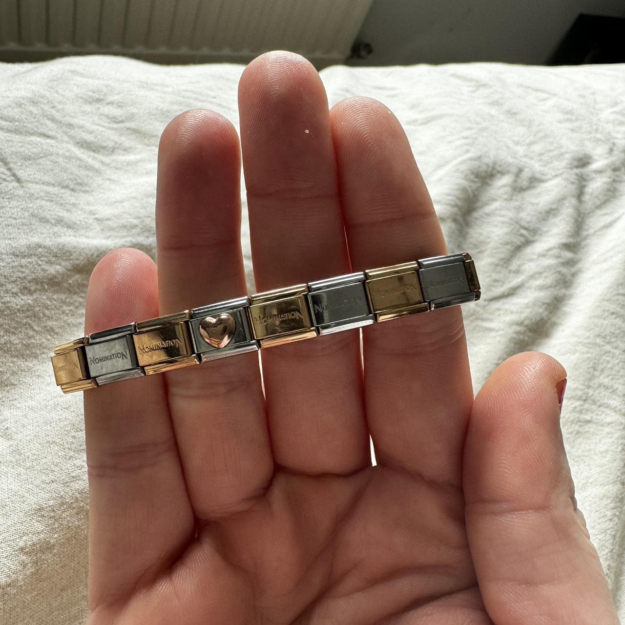 Custom nomination bracelet 🤍 Gold and silver One... Depop