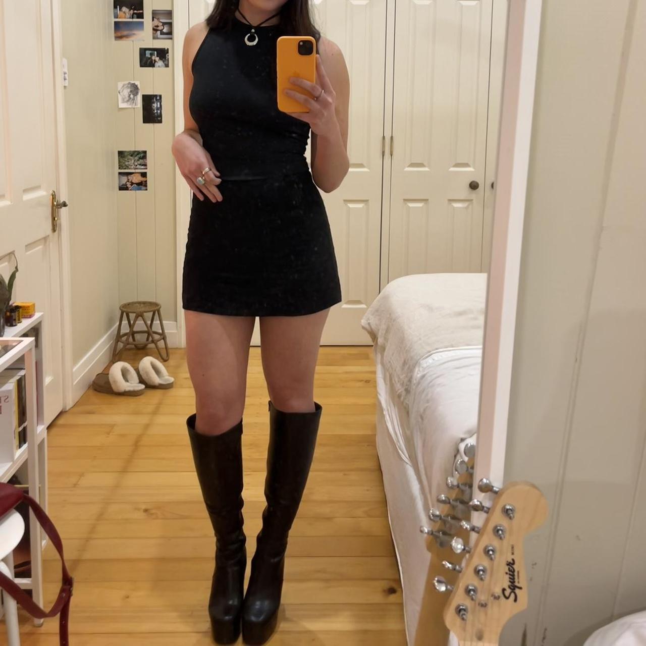 Lamoda Women's Black Boots | Depop