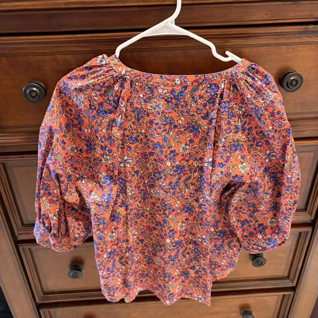 Universal Thread Women's Blouse - Multi/Orange - … - image 2