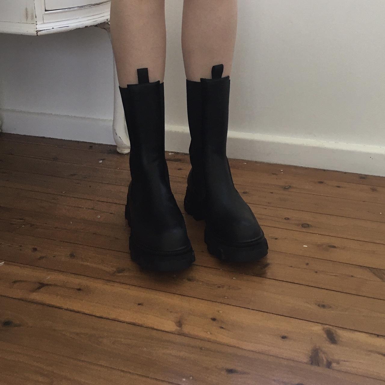 asos chunky sole boots