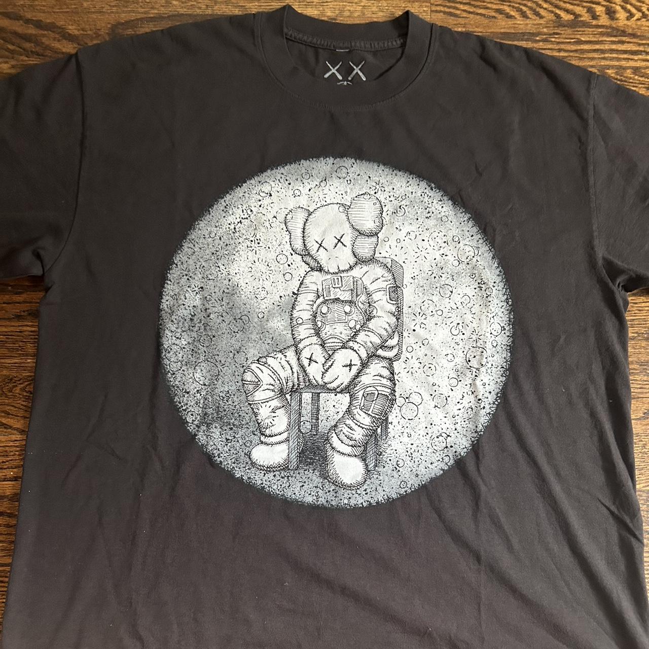 KAWS × Kid Cudi クルーネックムーンマンTシャツ ブラック XL KAWS For Kid Cudi Moon Man Tee Vintage Black Men's - FW22 - GB