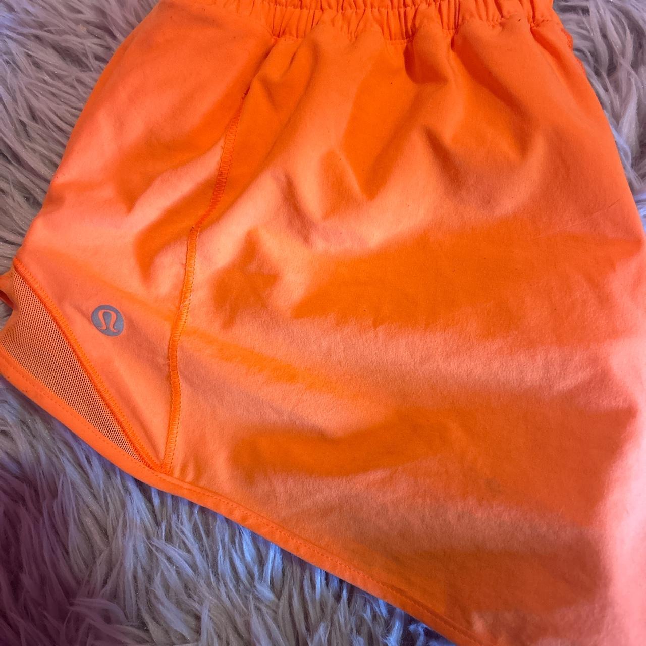 Lululemon Women's Orange Shorts | Depop