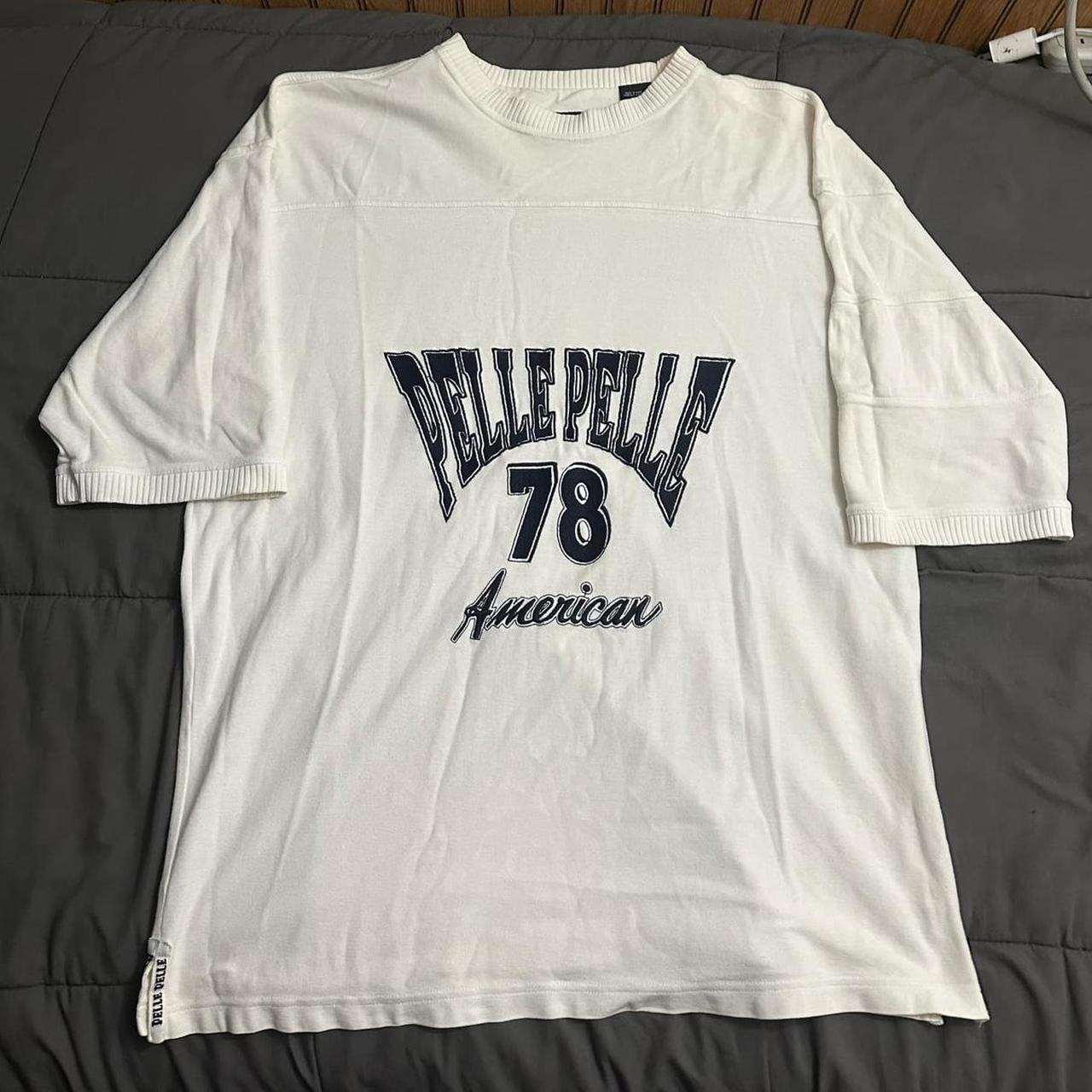 Pelle Pelle Men's T-shirt - White - XL – Pelle Pelle Marc Buschanan Spellout Oversized Shirt