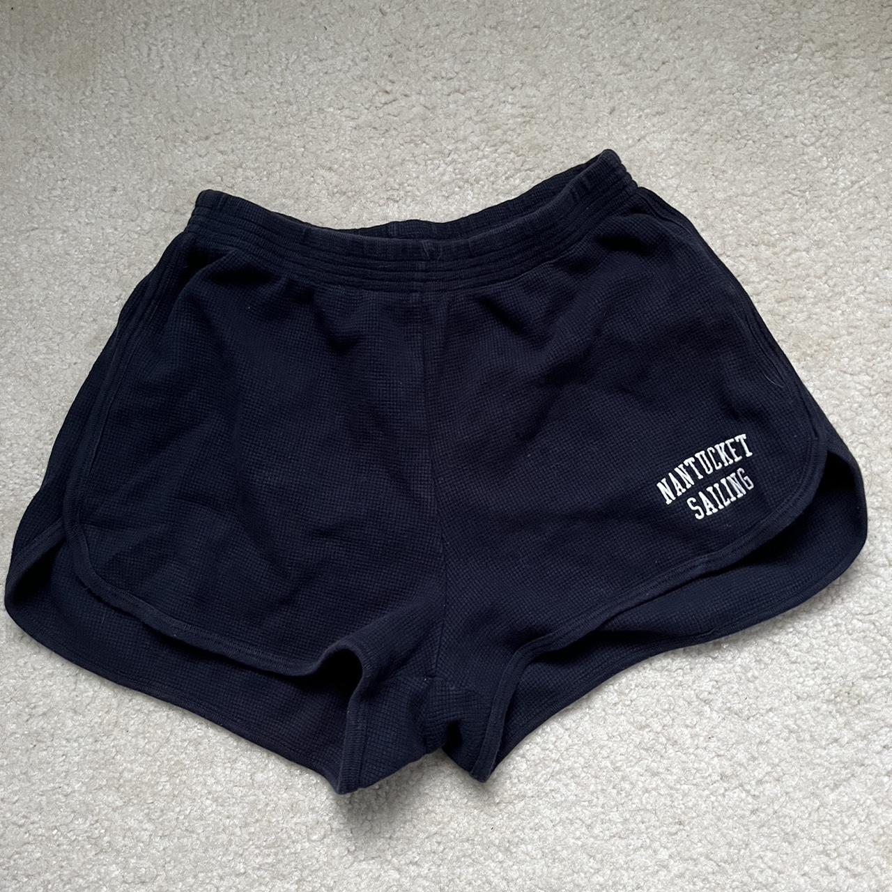 Navy “Nantucket Sailing” Brandy Melville shorts... Depop