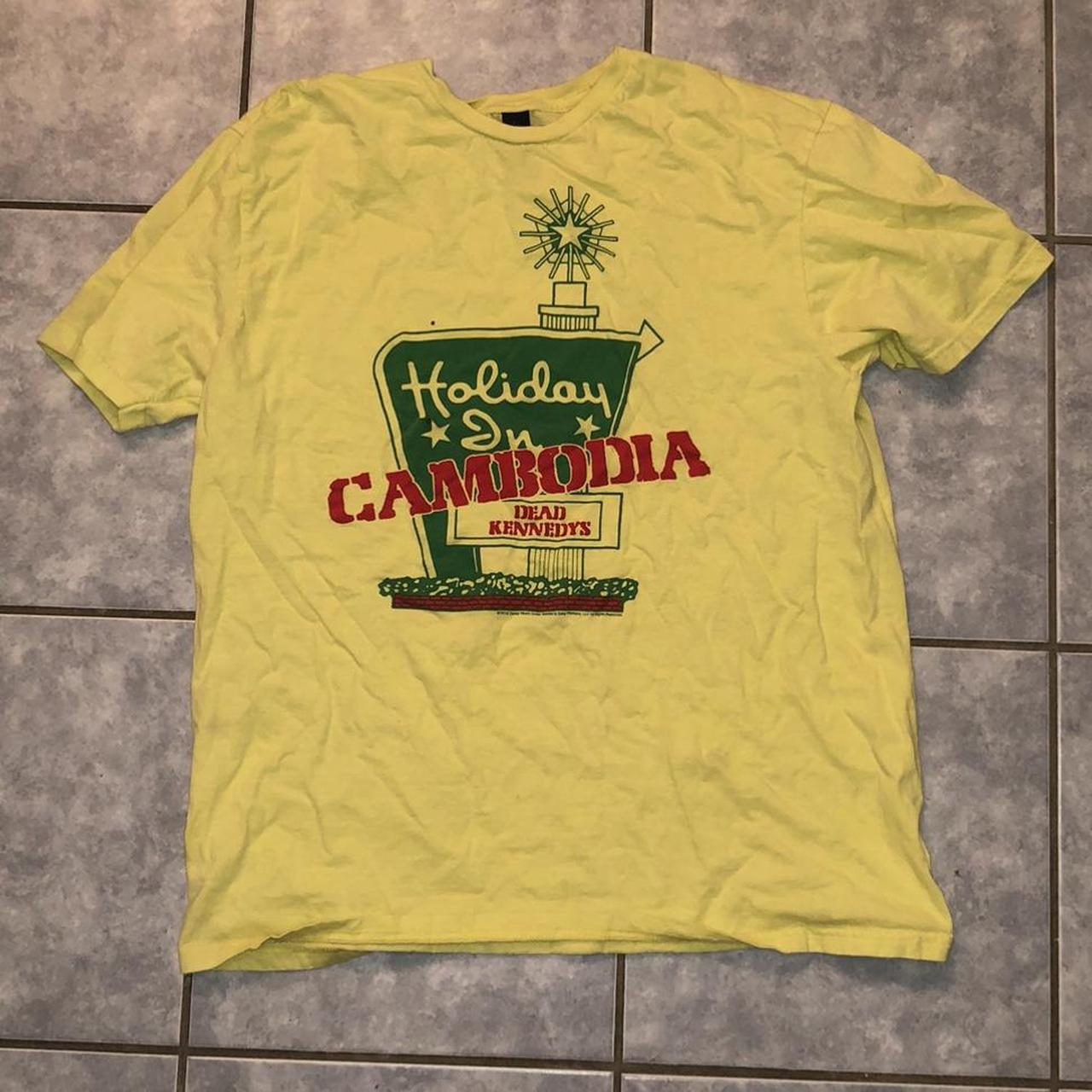 T-shirt Dead Kennedys - Cambodia Holiday - Coupe Classique Unisexe En Coton
