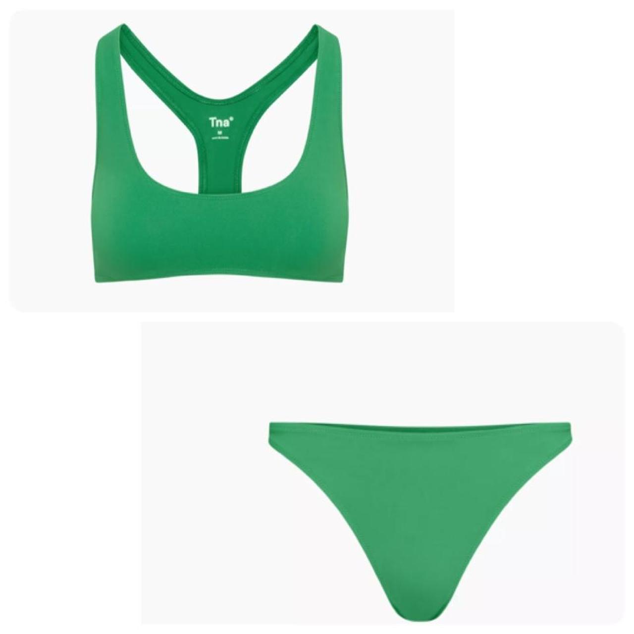 ARITZIA TNA SWIM SET in Nature Green Washed and... Depop