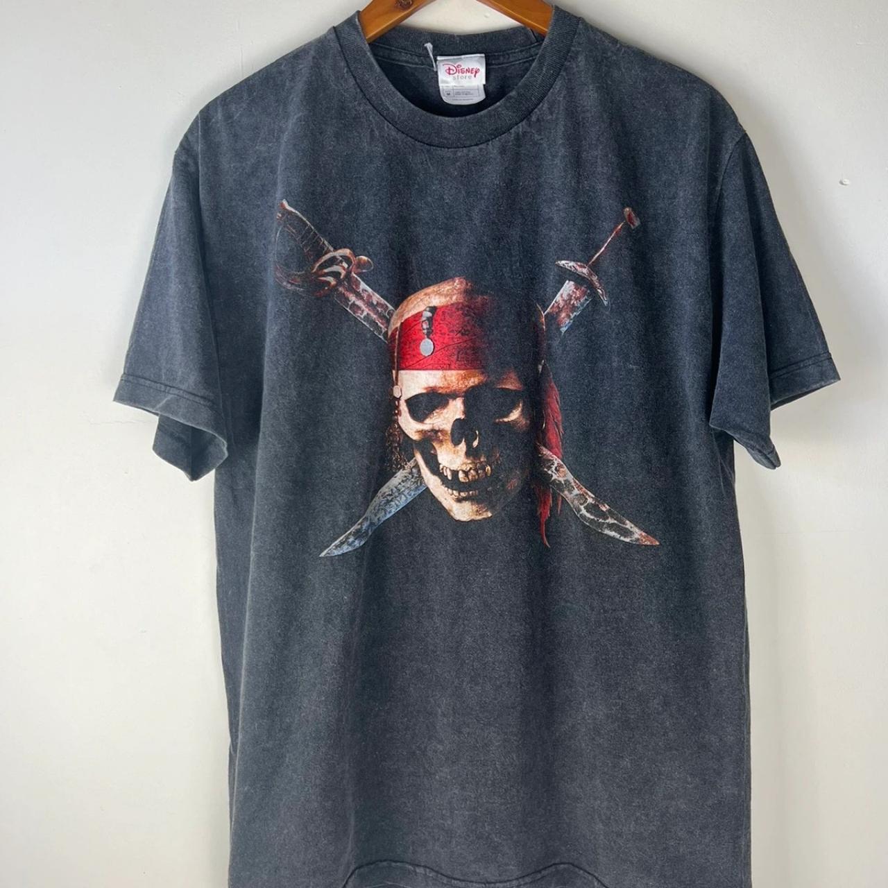 Vintage Pirates of the Caribbean Movie Promo T Shirt - Depop