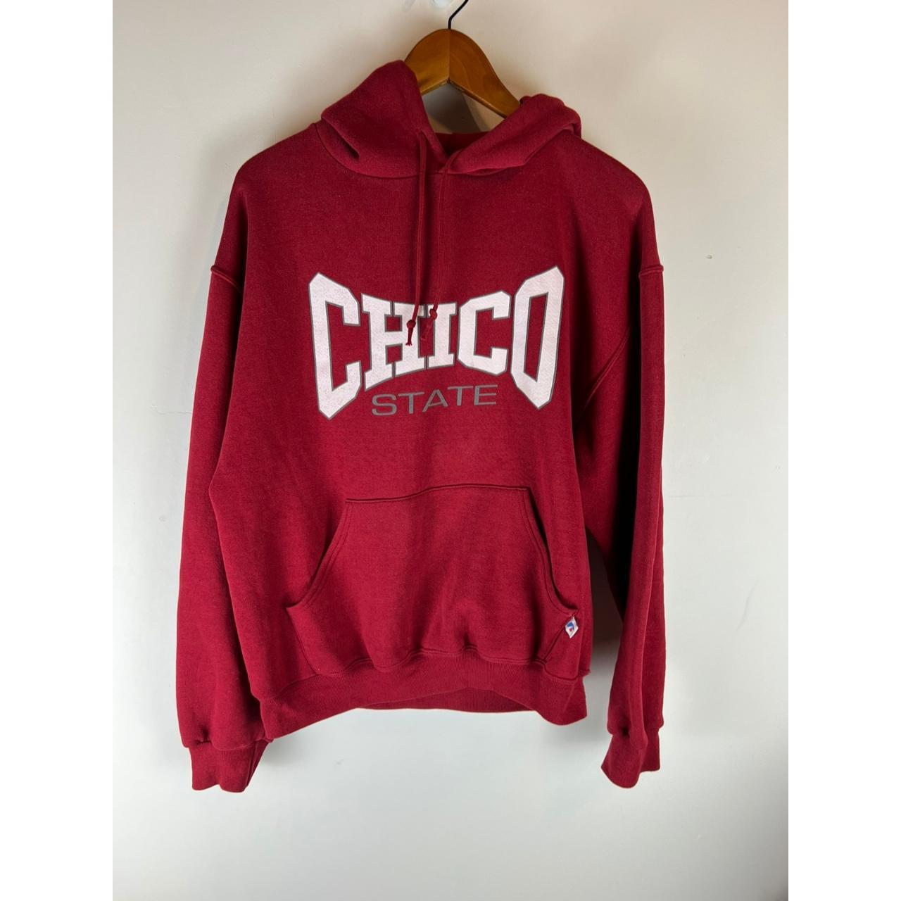 Vintage Russel Athletics Chico State Hoodie Worn... - Depop