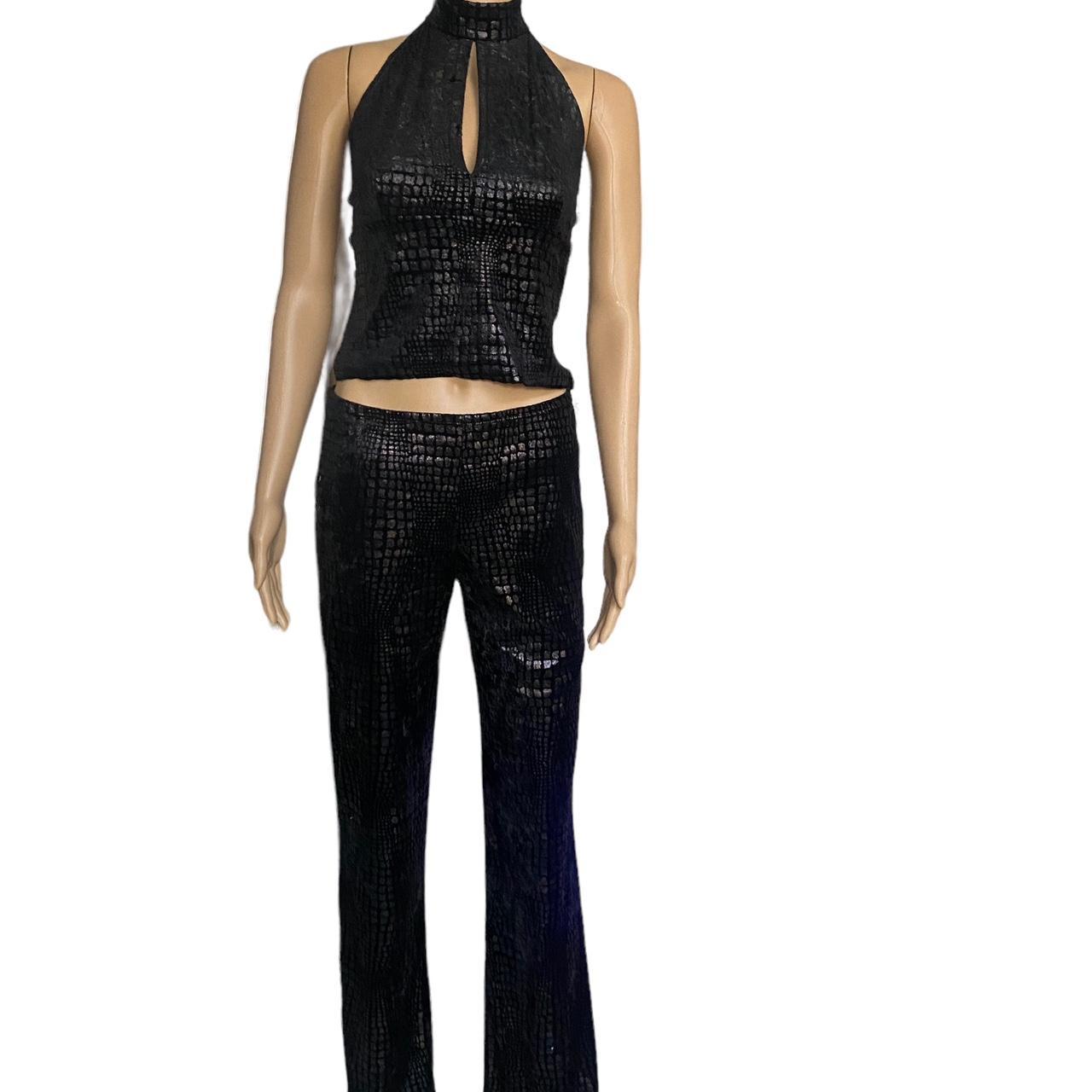 Vintage snake skin 90s 2000s going out outfit Depop