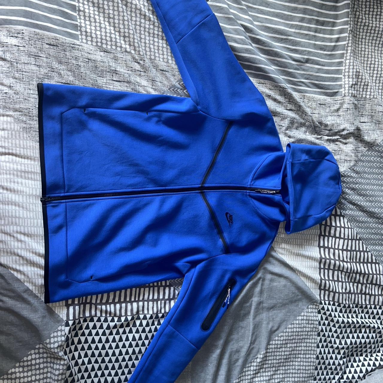 Men’s Royal Blue Tech Fleece Full Tracksuit Hoodie