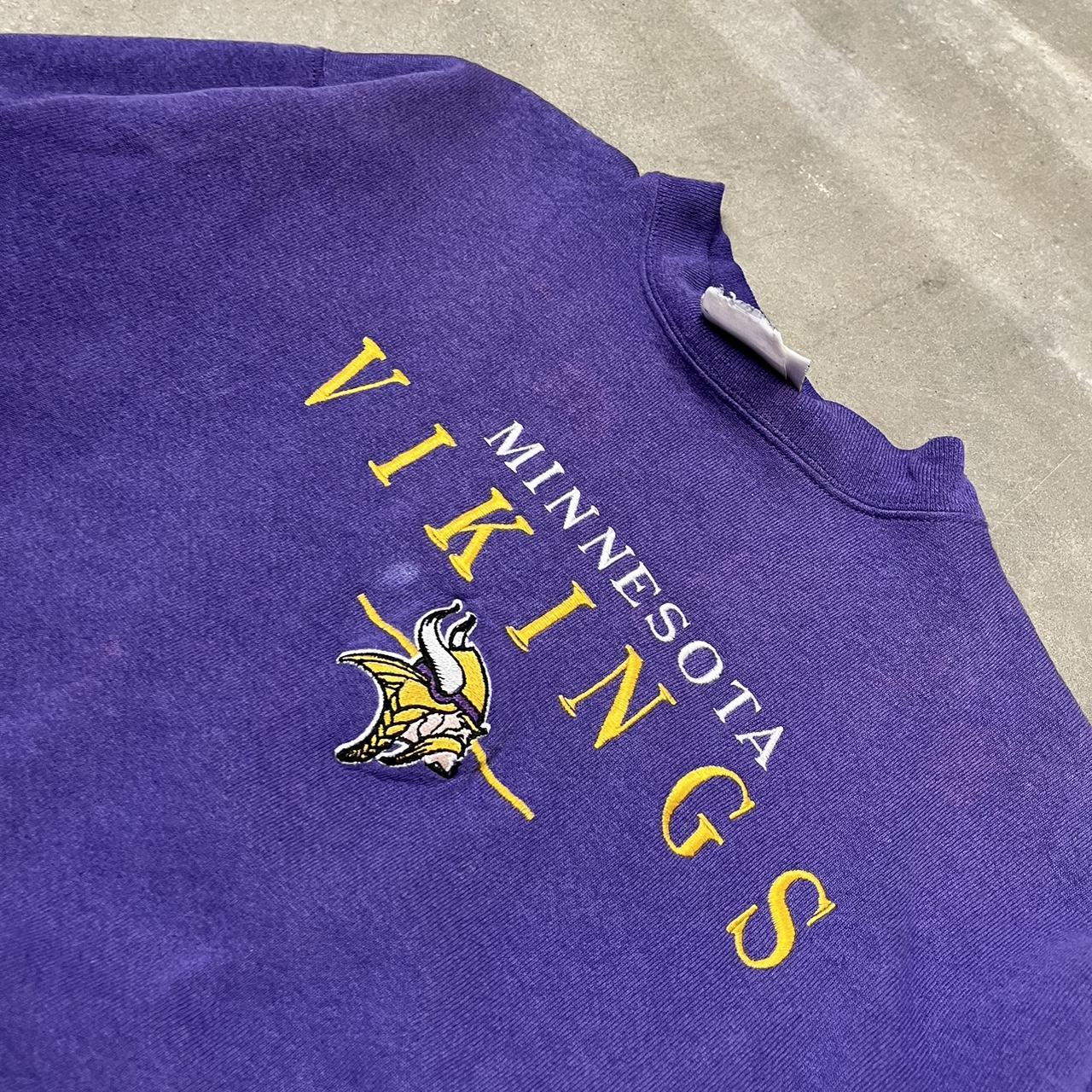 Vintage Minnesota Vikings crew neck sweater •size - Depop