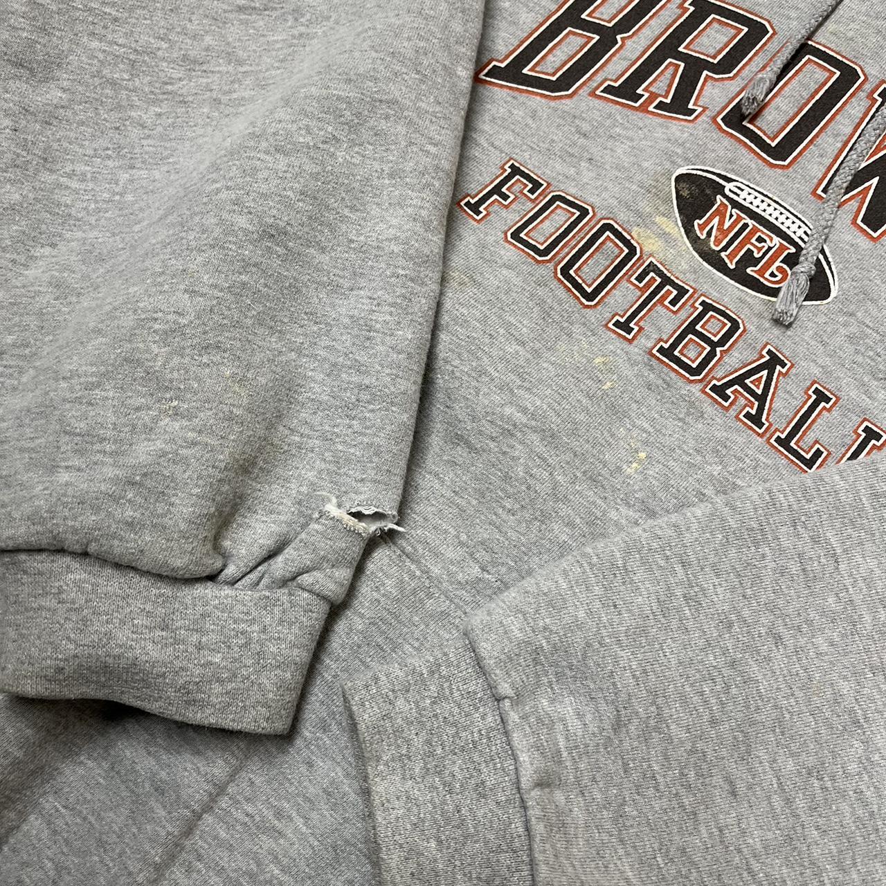 Cleveland Browns Authentic NFL Vintage Hoodie - Depop