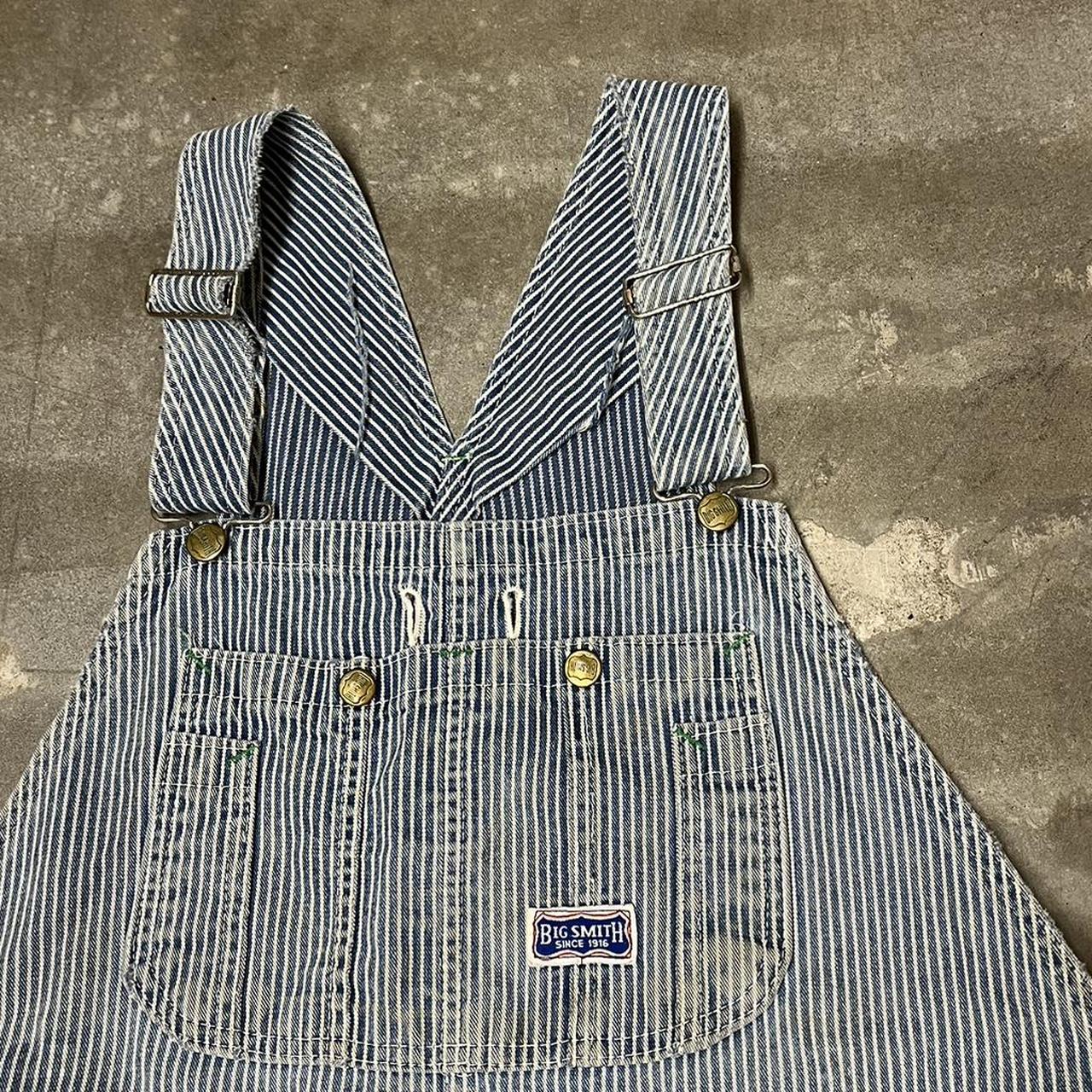 Big smith striped on sale overalls