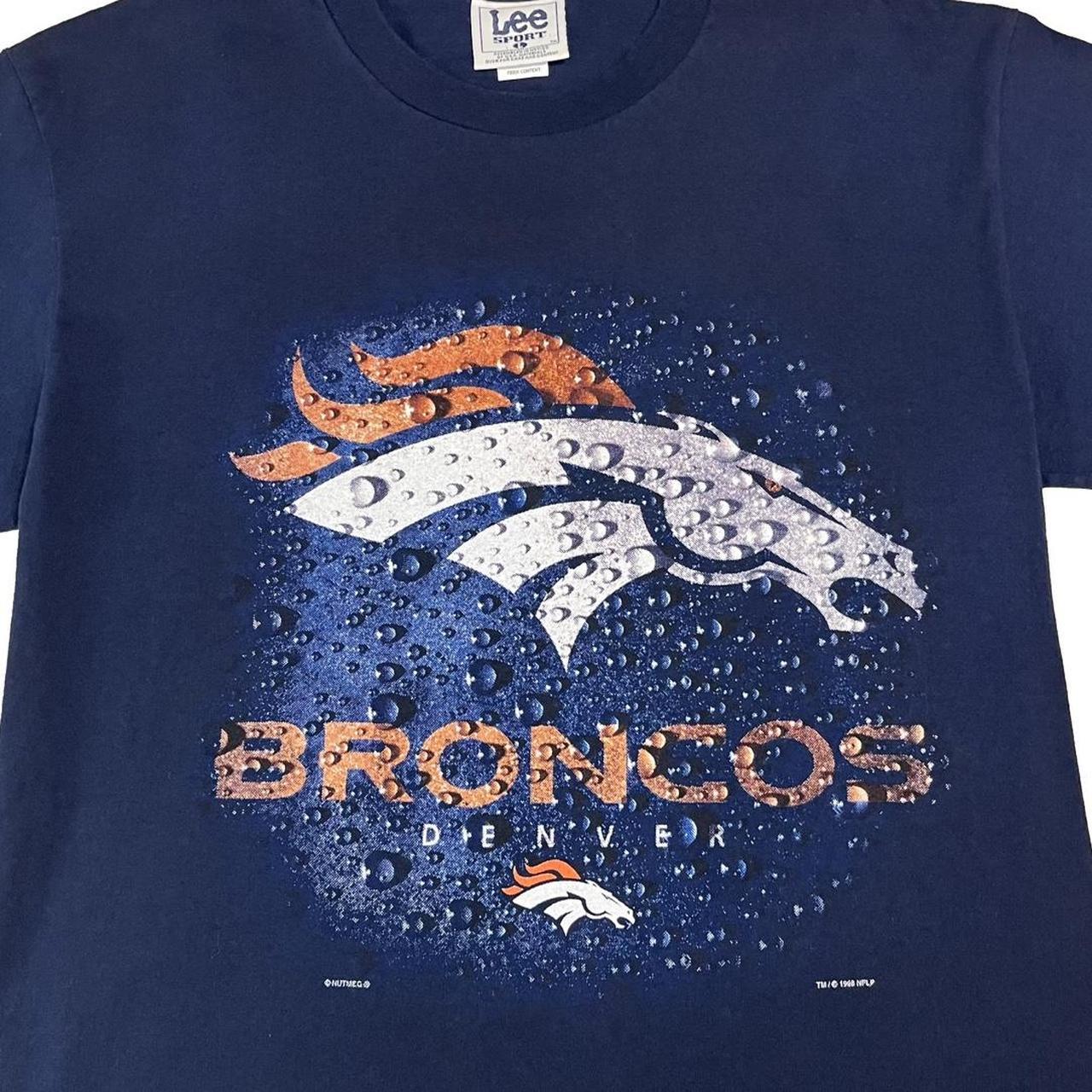 Vintage Denver Broncos Shirt. Item is on a 90s Lee - Depop