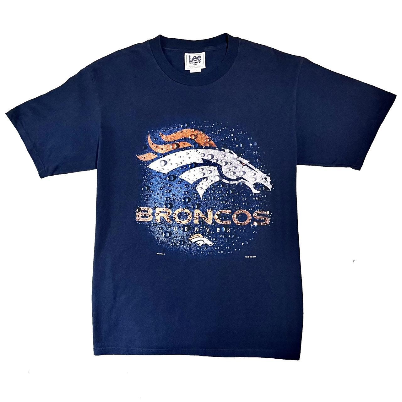 Vintage Denver Broncos Shirt. Item is on a 90s Lee - Depop