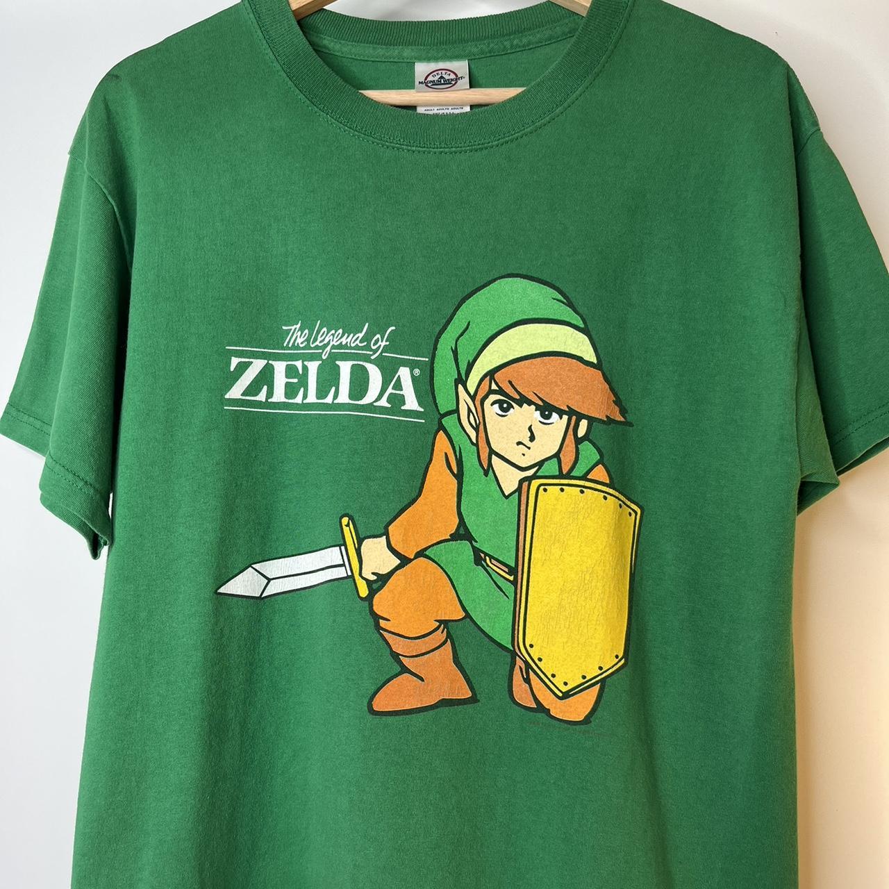 2000s ZELDA T-SHIRT Legend of Zelda Hyrule Crest Logo 2000s Nintendo Promo T-Shirt