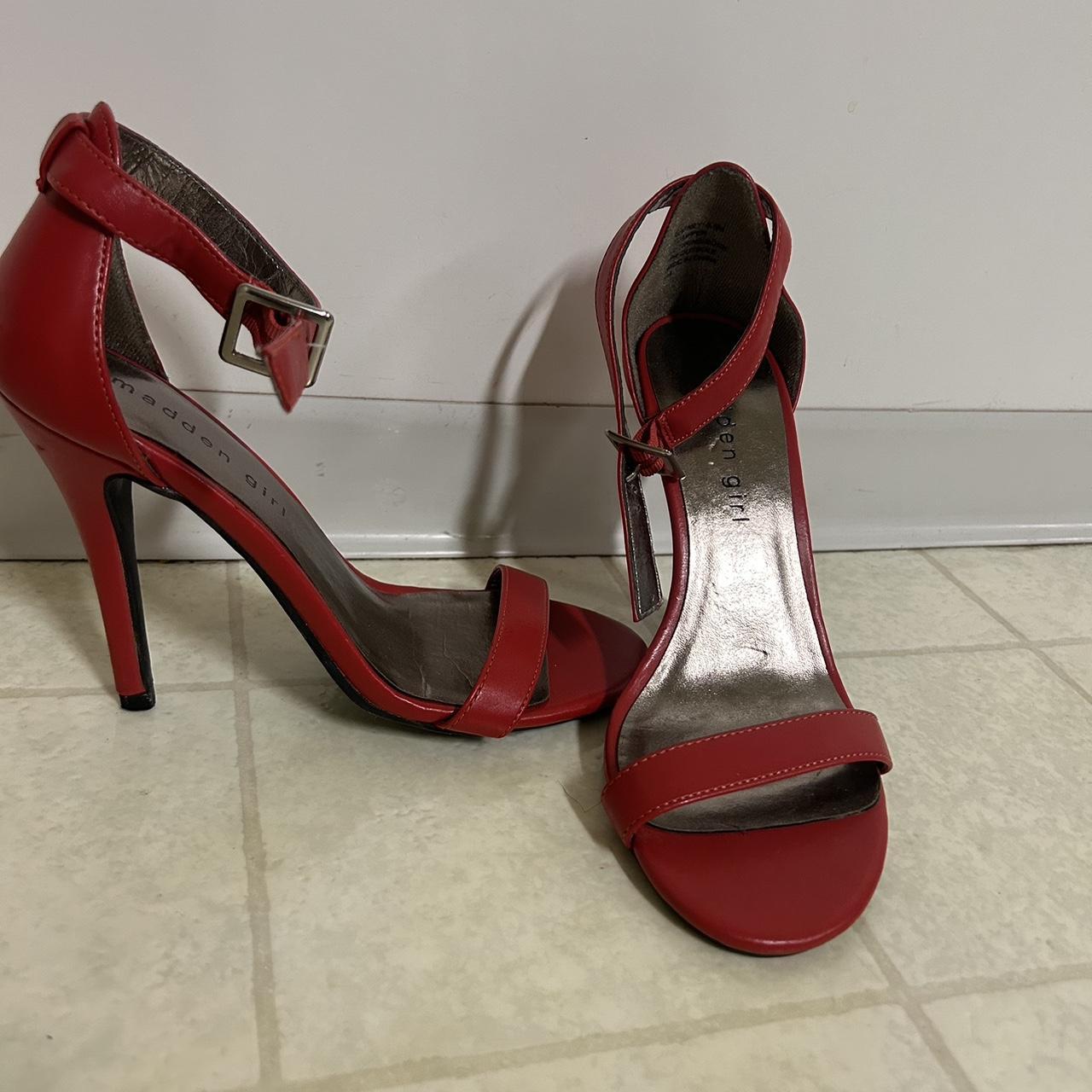 madden girl red heels