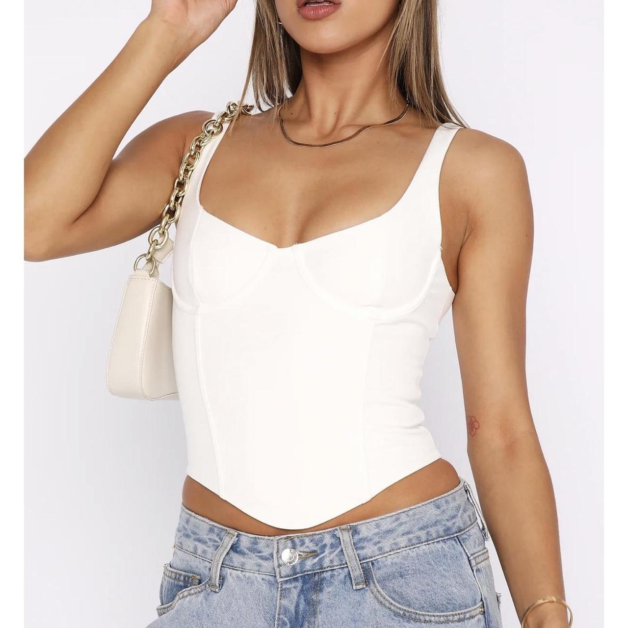 White fox forever feels bustier Brand new Size S... - Depop