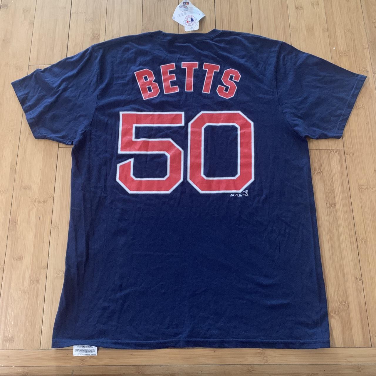 Majestic Red Sox Betts 50 Shirt L