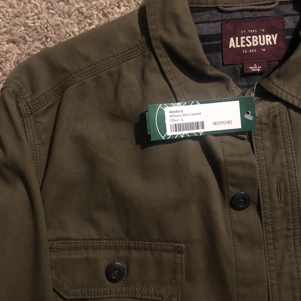 Alesbury military shirt jacket sale