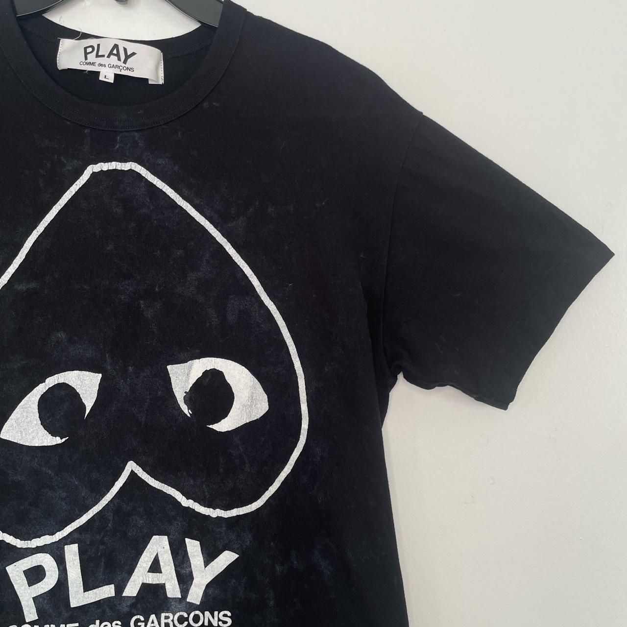 Comme des Garçons Play Men's Black and White T-shirt (2)
