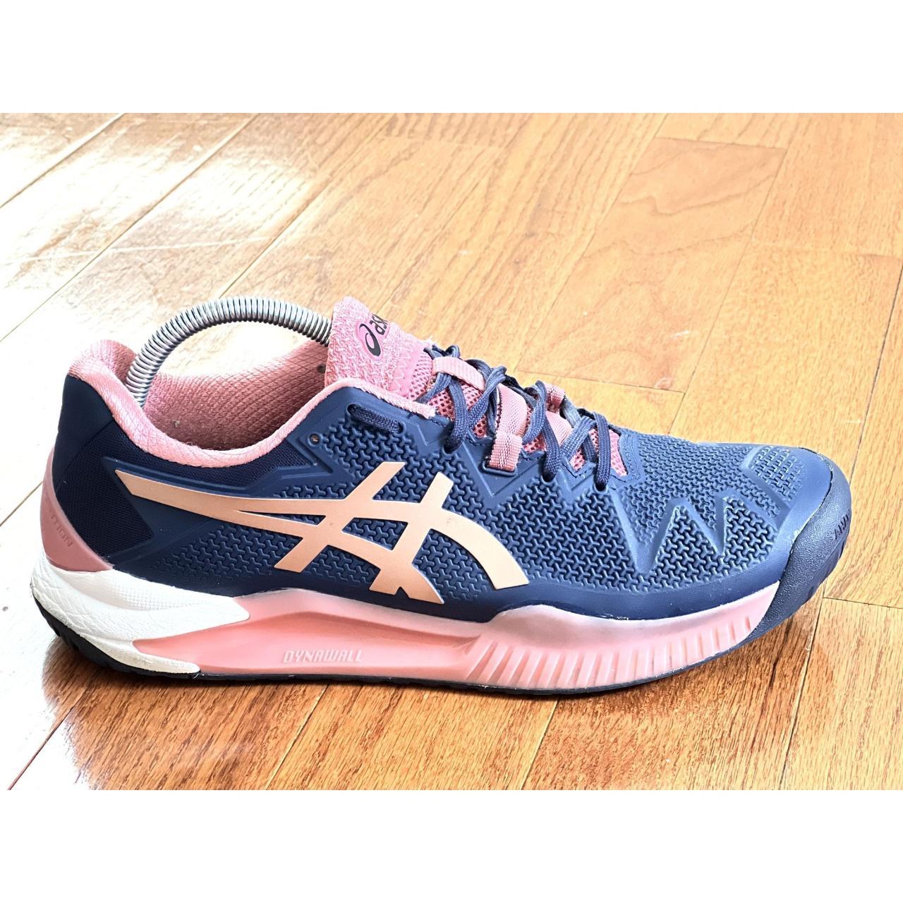 Asics Gel Resolution 8 Womens Shoes (Peacoat-Rose Gold